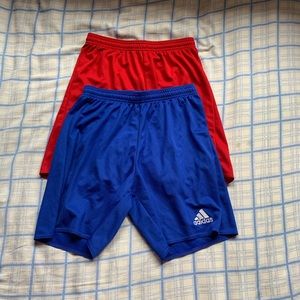 2 pack of adidas athletic shorts